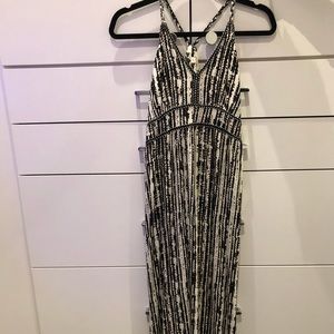 Black and white Ella Moss maxi dress